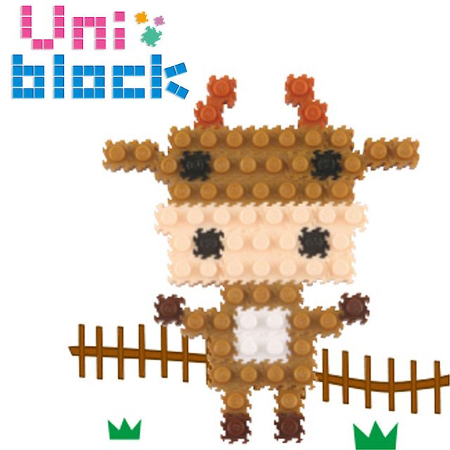 3000 소 유니블럭 UB004 만들기 동물