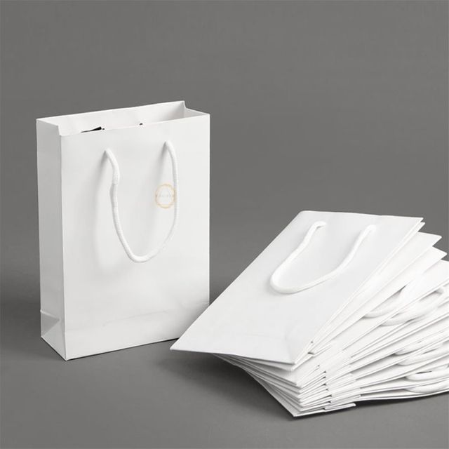 무지쇼핑백 10p 15x22cm 선물포장 무지종이가방 도시락종이가방