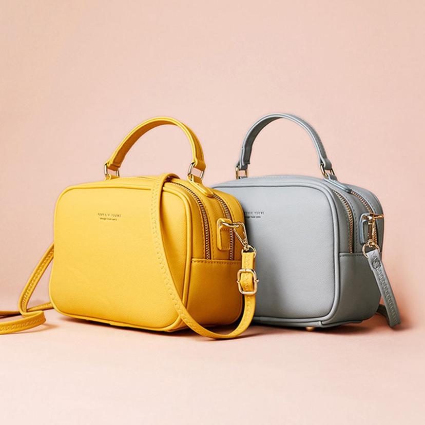 여성 스퀘어 크로스백 직장인 학생 캐주얼 가방