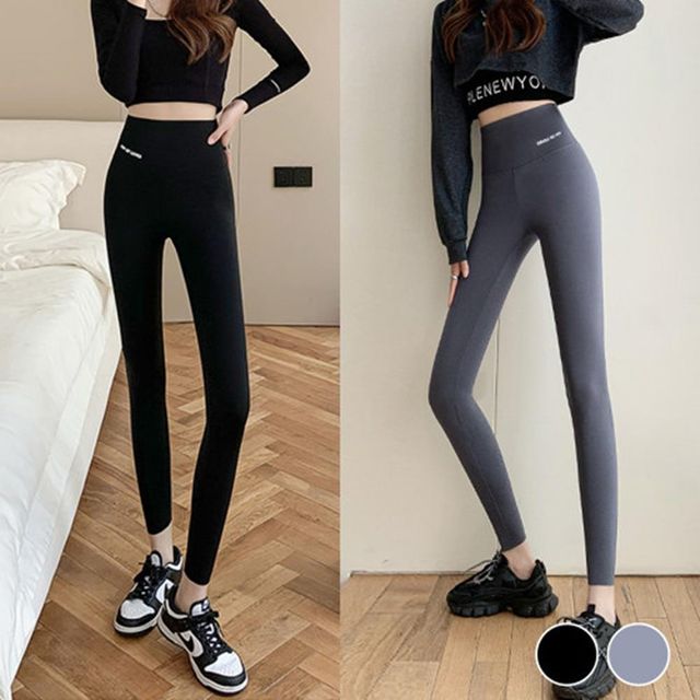 레깅스바지 보정 무지레깅스 7부레깅스 귀여운 신상