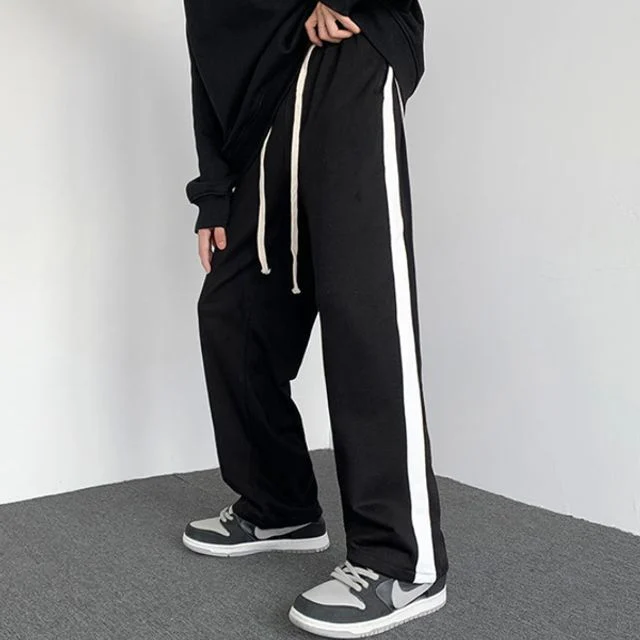 남성 사이드라인 와이드 트레이닝 팬츠 데일리 바지