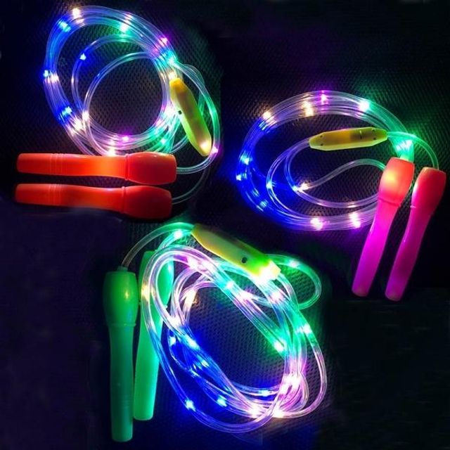 LED 줄넘기 - 야간 운동용 빛나는 줄넘기 추천