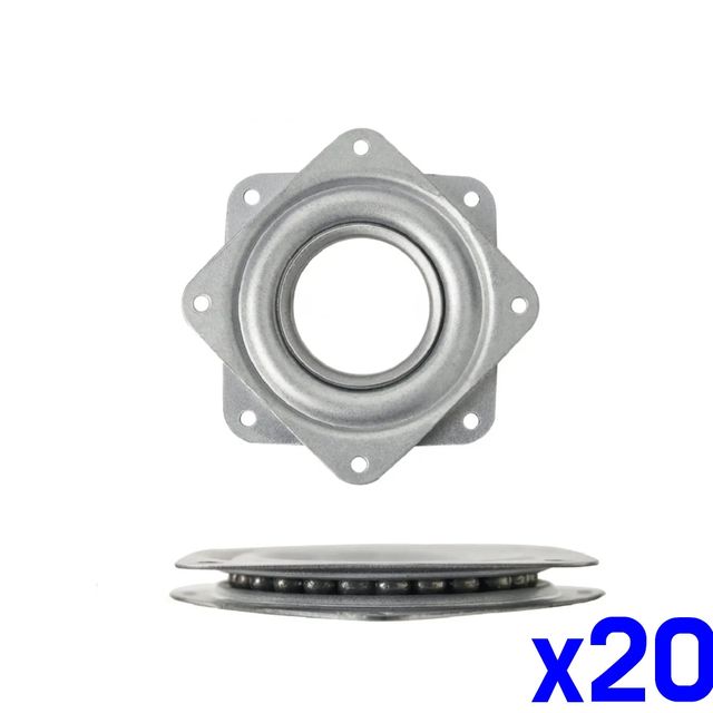 스테인리스 회전판 사각 70mm 20개