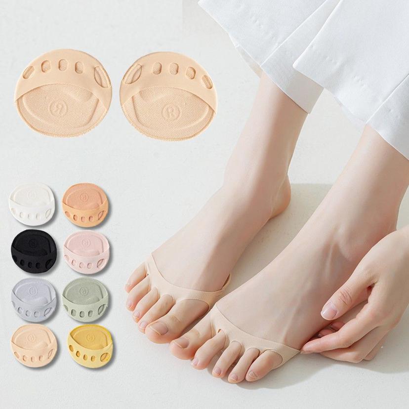 푹신한 발 앞꿈치 쿠션 양말 중족골 패드 통증 완화