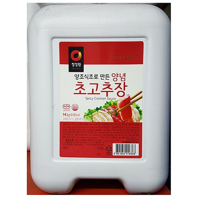 청정원 초고추장 14kg 대용량 회초장 양념 소스