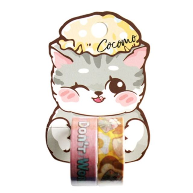 MST72 마스킹테이프 코코모 슬리피 - 잠자는 캐릭터 테이프