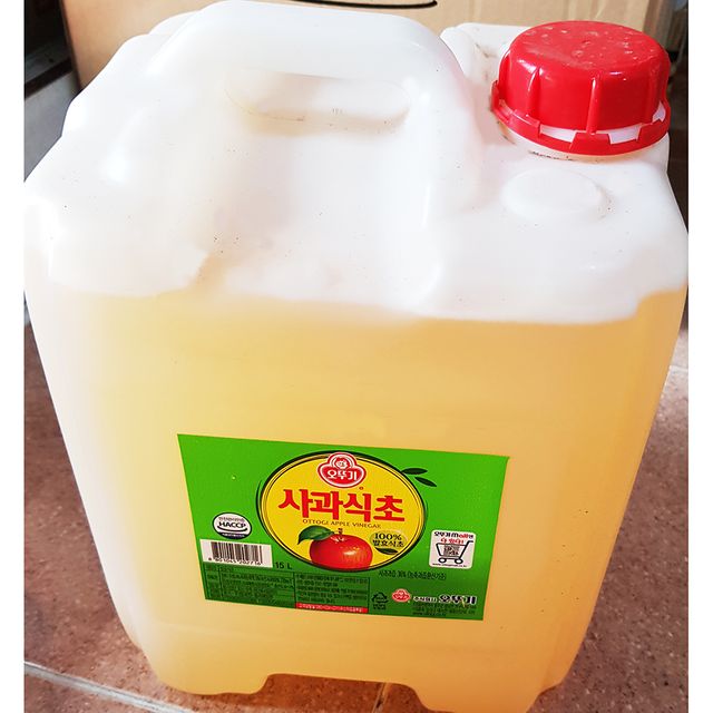 사과식초 오뚜기 15L 식당 업소용 대용량 식초