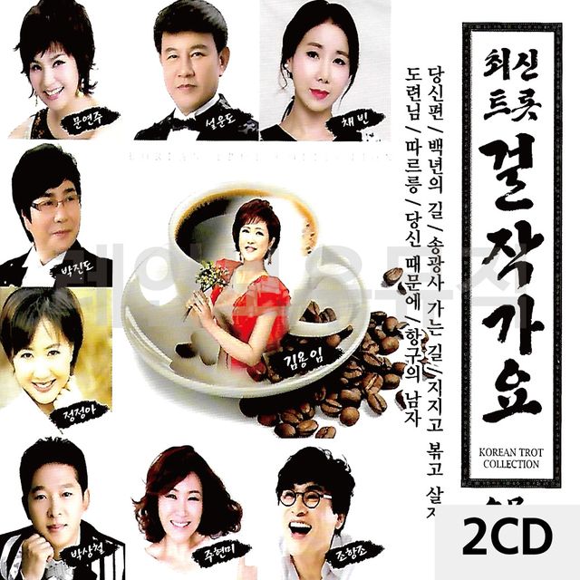 2CD 최신 트롯 걸작가요 - 트로트 명곡 모음집