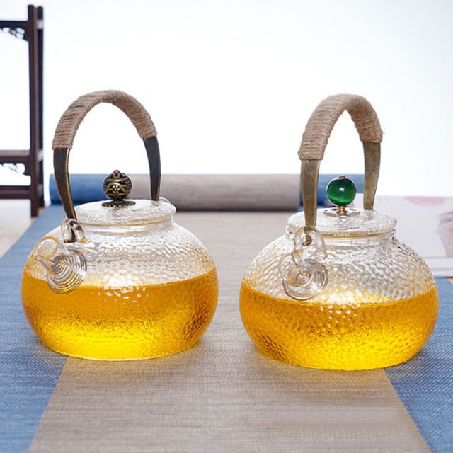 일식 내열 유리 찻주전자 티포트 800ML 일본식 차 도구