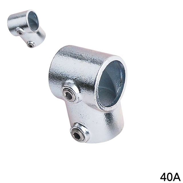 다용도 파이프클램프 40A 48.3mm 실버 파이프조인트 파이프연결 원형파이프조인트 파이프부속