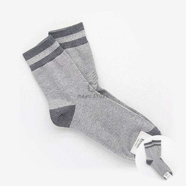 케쥬얼양말 질좋은양말 남자 캐쥬얼 중목 양말 회색 3켤레