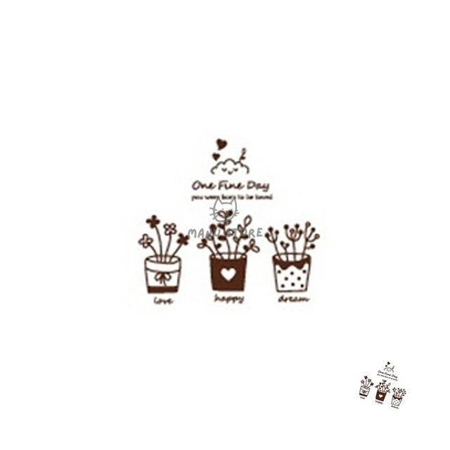 아이방꾸미기 월데코스티커 다크브라운
