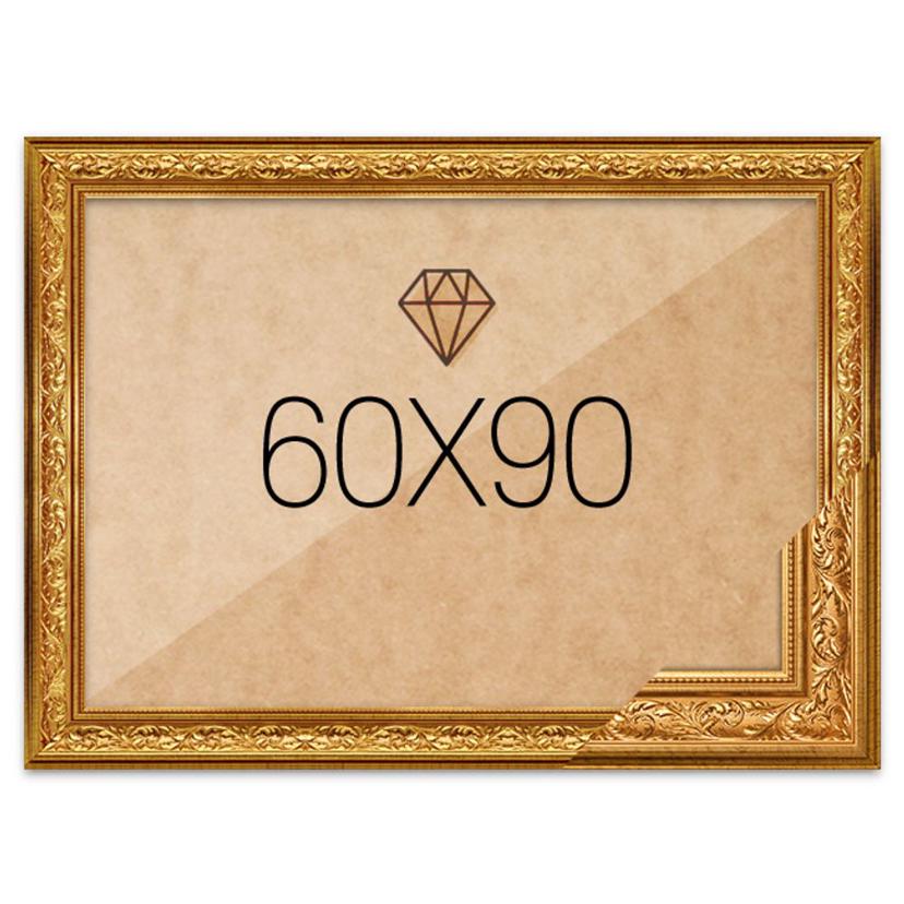 보석십자수 액자 60x90 프리미엄 클래식 골드 액자