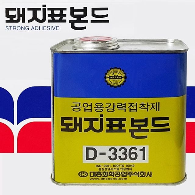 돼지표 공업용 PVC 접착제 강력 본드 1kg 대용량