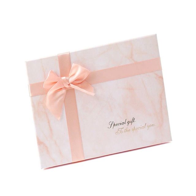 핑크리본 선물상자 27.5x21.5cm 예쁜선물상자 예쁜상자 박스패키지