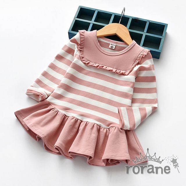 단가라 프릴 원피스 여성 캐주얼 데일리룩