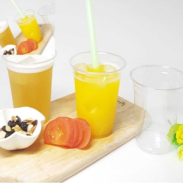 투명 아이스컵 480ml 10P 음료컵 플라스틱컵 투명컵 일회용컵