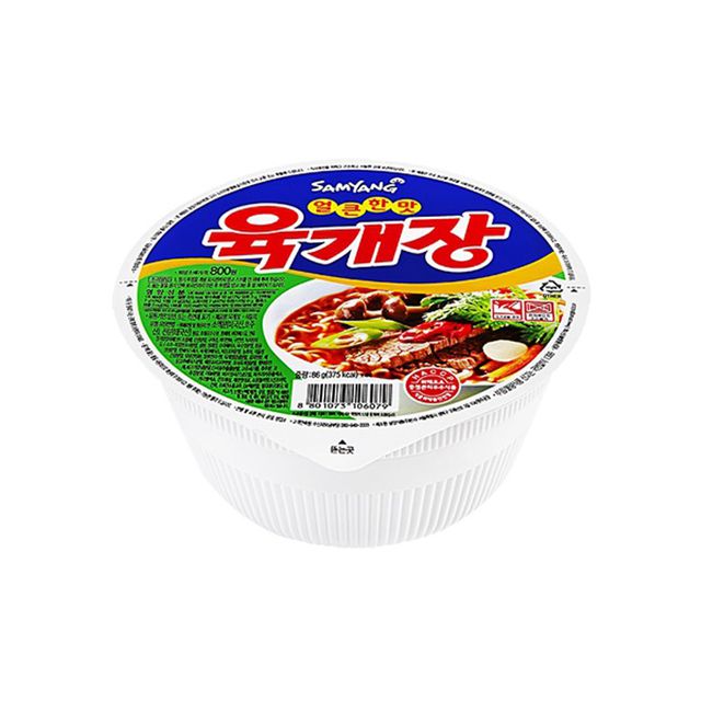 삼양 육개장 사발면 24개입 대용량 컵라면 세트