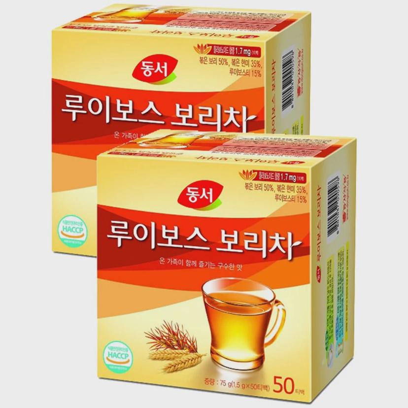 동서식품 루이보스 보리차 100개입 - 구수한 건강 티백