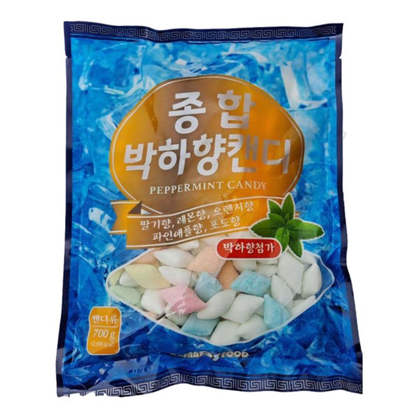 종합 박하향 캔디 700g 과일향 대용량 사탕