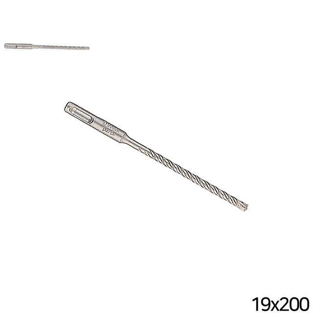 보쉬 5X 4날 햄머드릴비트 19x200mm 해머드릴날 천공비트 햄머드릴기리 철근비트