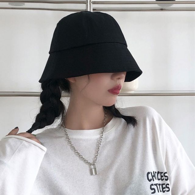 썬바이저 면 여성 버킷햇 UV선캡 여자 여성선