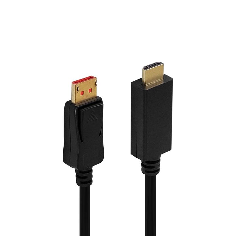 DP TO HDMI 컨버터 케이블 5M PC 모니터 TV 변환 잭 - 고화질 전송