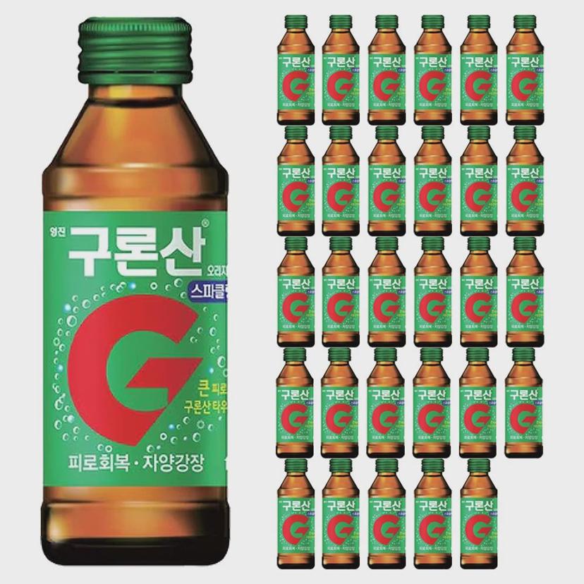 영진 구론산 스파클링 오리지날 150ml x 30병 - 에너지 음료
