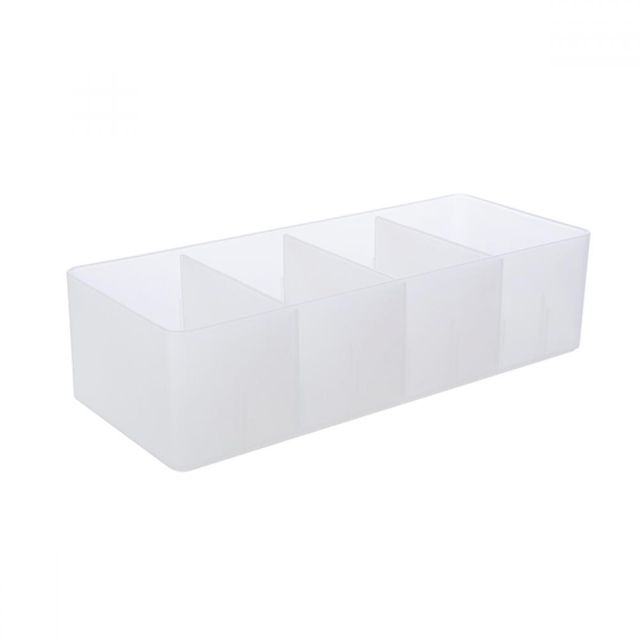 마이룸 시스템 데스크 정리 트레이 2호 75mm 117x290x75 투명 칸막이형 정리함