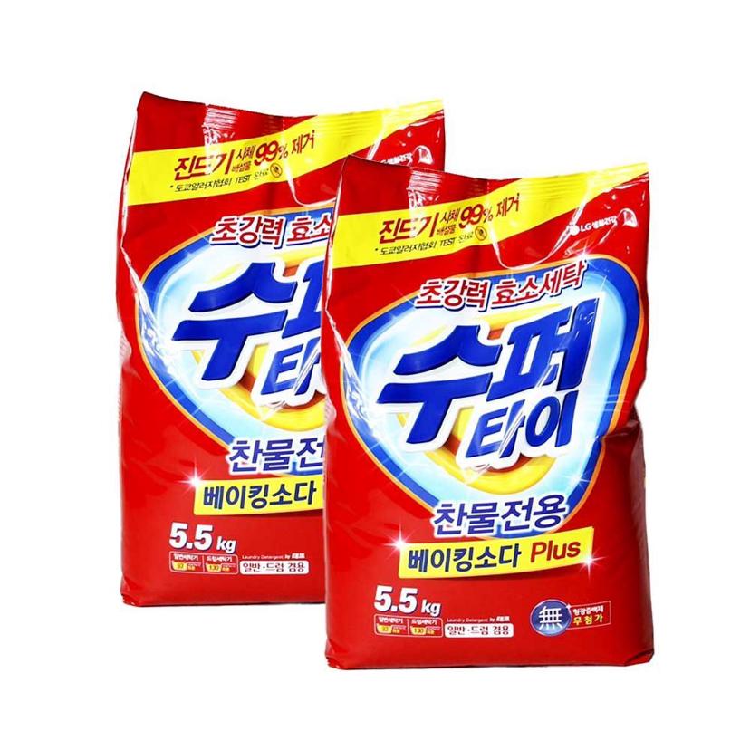 수퍼타이 가루세탁세제 11kg 대용량 강력 세척