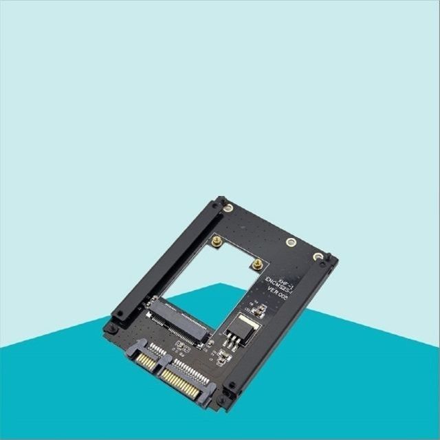 mSATA to SATA 22P 변환 컨버터 2.5형 SSD 스틸 호환