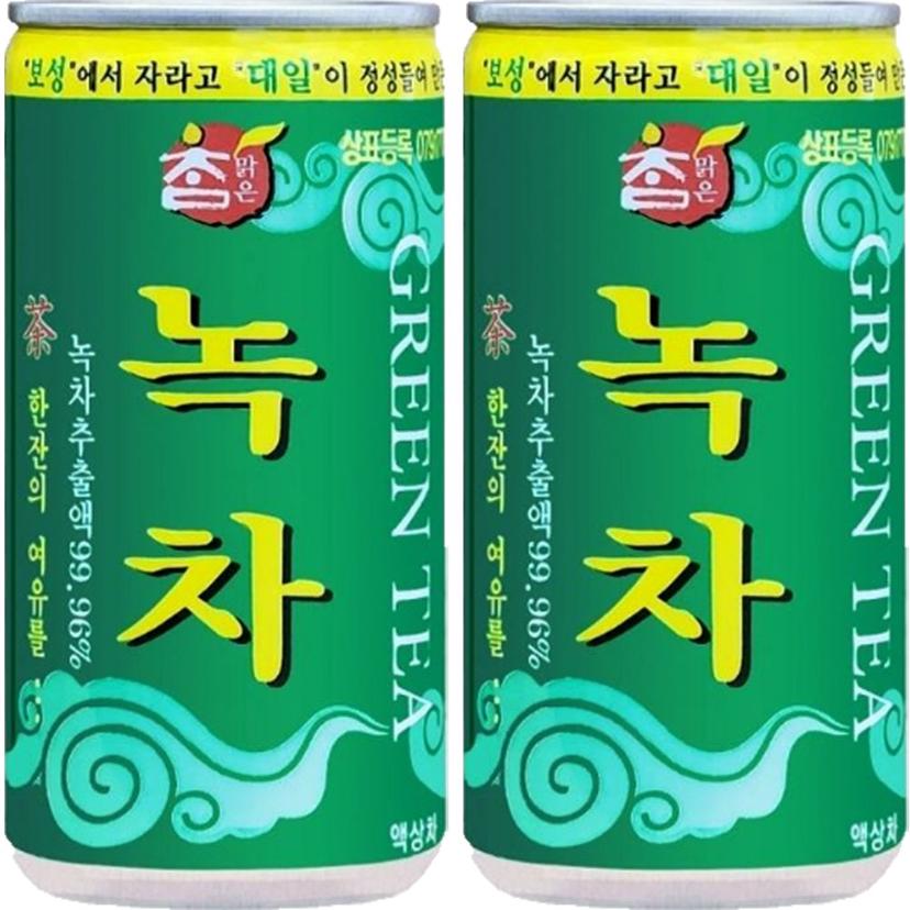 대일 참맑은 녹차 175ml x 60캔 30캔 2박스 세트 - 캔음료