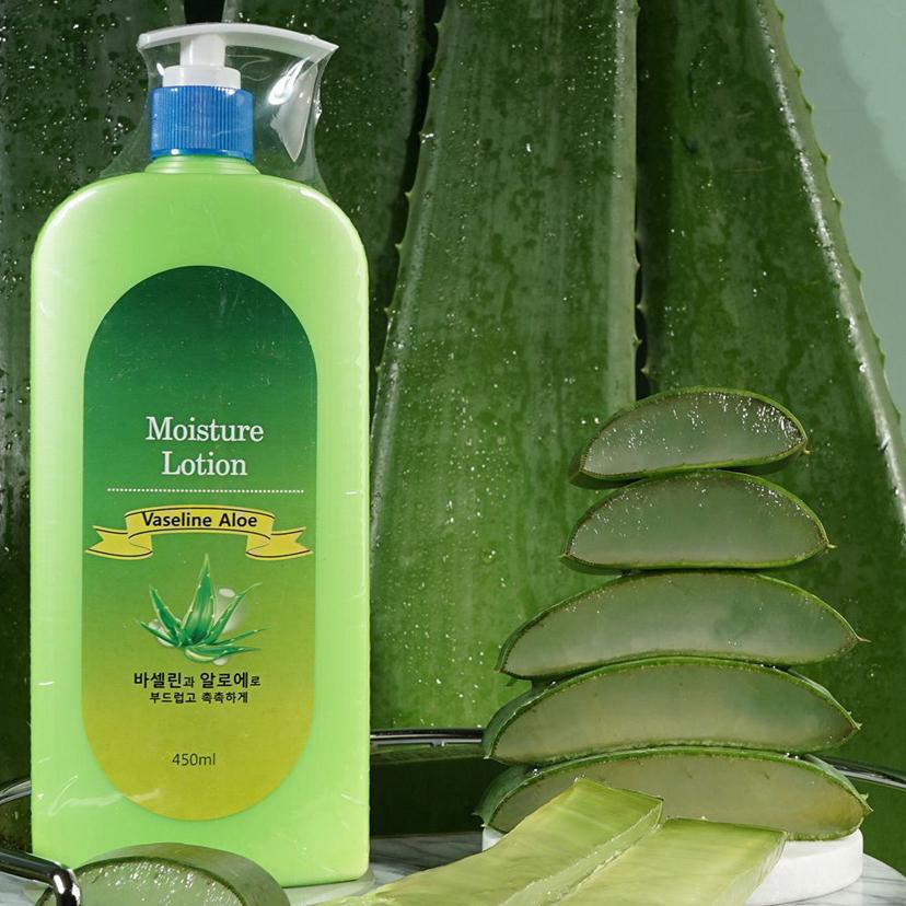 알로에 바디로션 450ml 건조한 피부 보습제