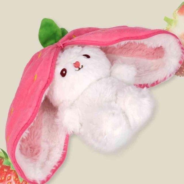 딸기토끼인형 동물인형