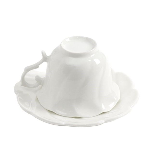 꽃잎 도자기 커피잔 세트 180ml 디자인-T 선물용커피잔 선물용찻잔 앤틱찻잔