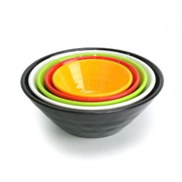 멜라민 칼라 면기 국수 라면 덮밥 대접 우동 그릇 1호 12.7cm