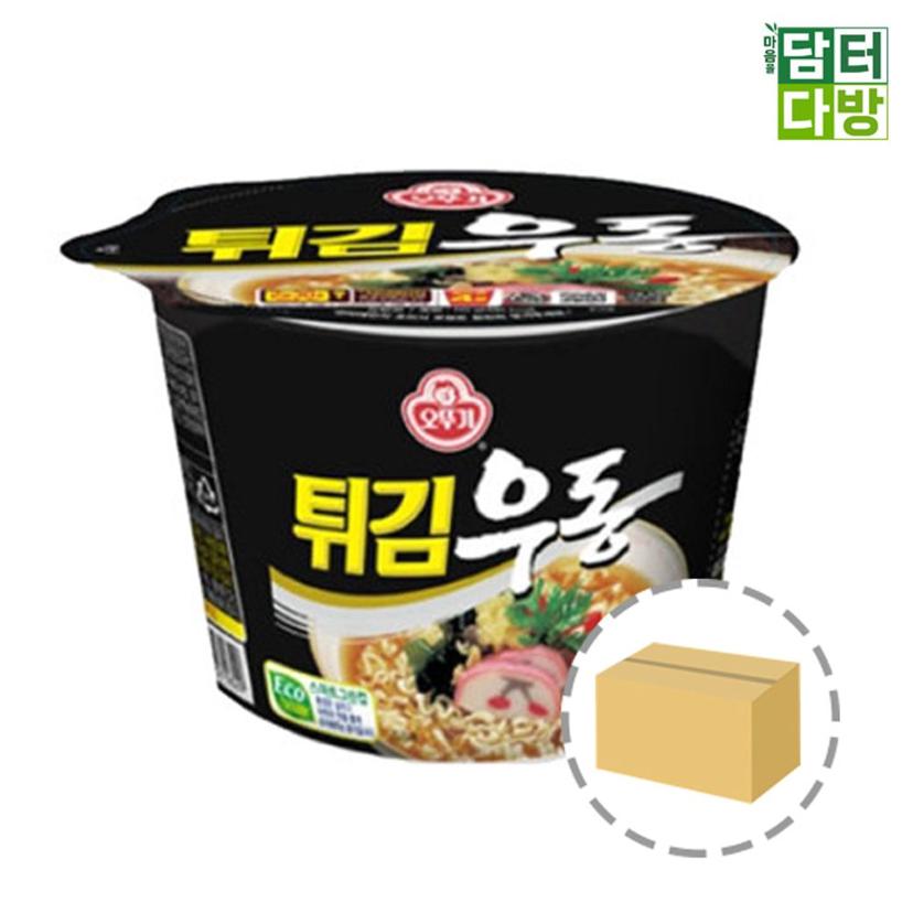 오뚜기 튀김우동 큰컵 12개입 - 1BOX 컵라면 박스