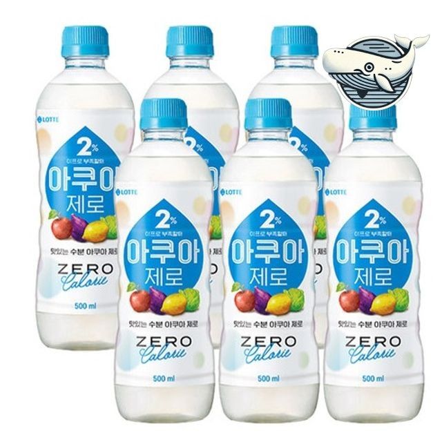 운동용 수분 보충 음료 아쿠아 제로 500ml
