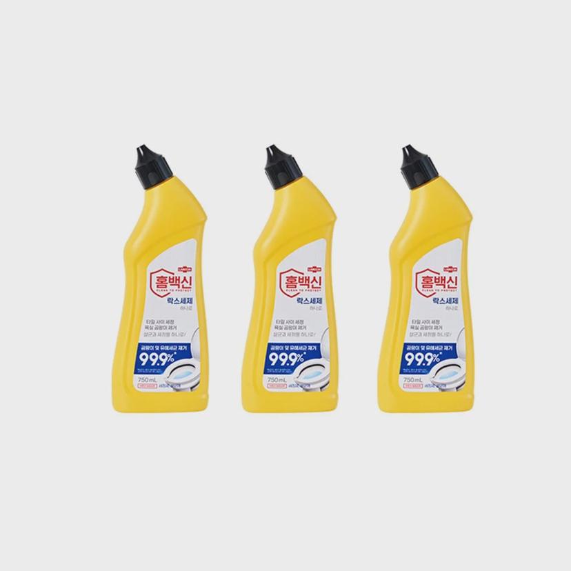 랩신 홈백신 락스 세제 하나로 750ml 3개입 세트
