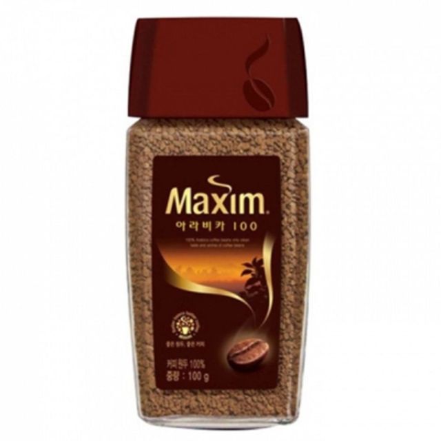 맥심 아라비카 병 100g x 6개입 인스턴트커피 대용량