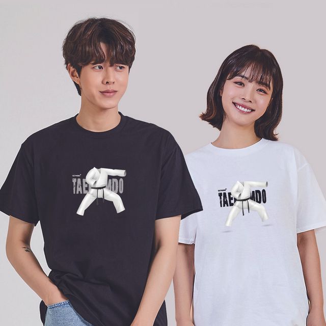 태권도 시원한 반팔티 10대 남자 봄 티셔츠