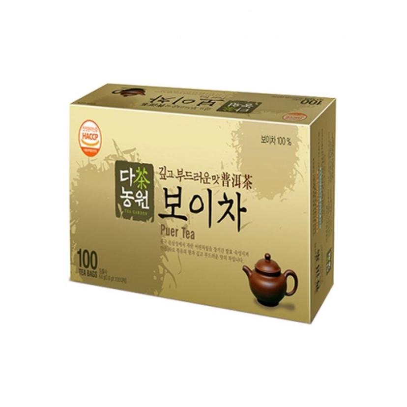 다농원 보이차 100T - 간편하게 즐기는 대용량 티백