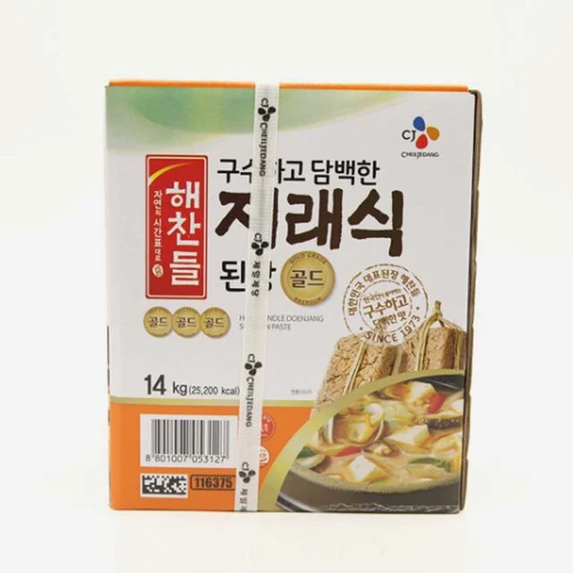 업소용 해찬들 재래식 된장 골드 말통 14kg - 전통 발효의 깊은 맛 대용량