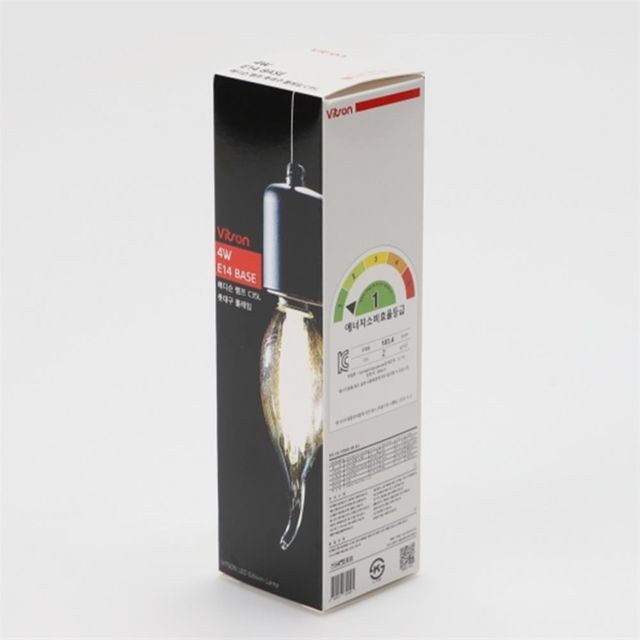 LED 촛대구 플레임 4W 2.7K E14 인테리어조명 불꽃전구 4W전구