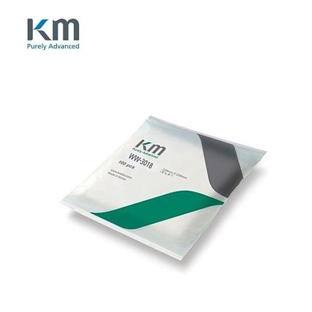 KM 폴리에스터 와이퍼 46x46cm WW-3018 100매 산업용 청소용품