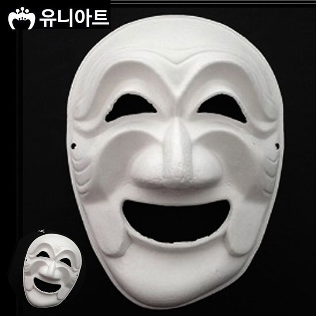 캐릭터가면 이벤트가면 양반탈 종이탈 반가면 4개입