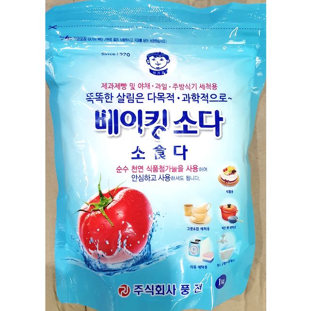 업소용 풍전 베이킹소다 1kg X4 대용량 식당 주방 세트