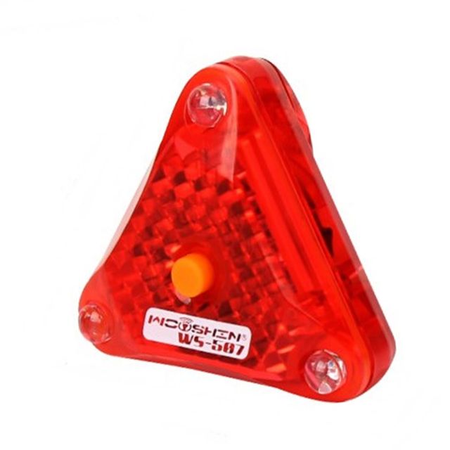 LED 삼각 경량 자전거후미등 WS-507 안전 주행 필수품