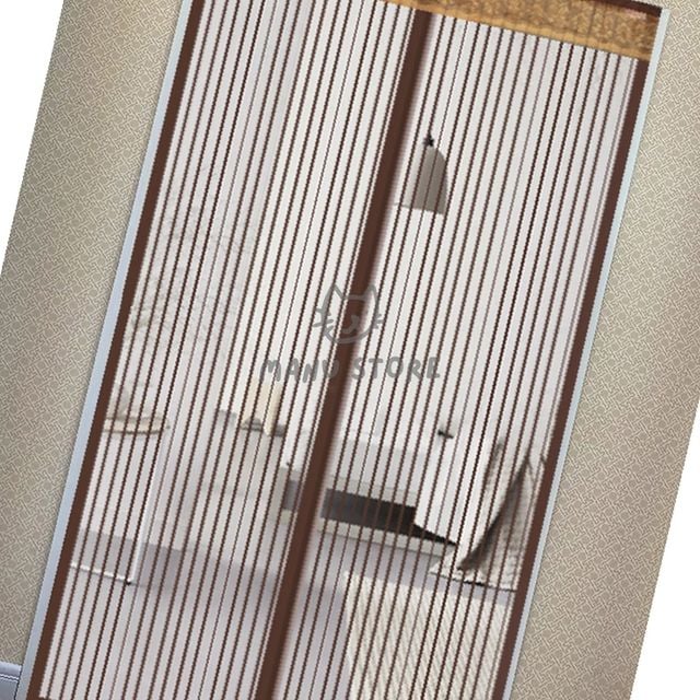 현관방충망 식당출입문 문 모기장 90x200cm 브라운