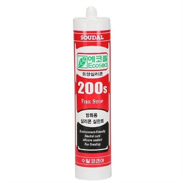 건축용 실리콘 300ml 방화용 실리콘 산업용 내화 틈새 건물 화재 충전재 마감재 배관